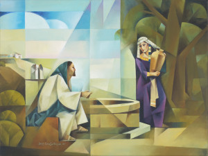 Jesus and the Samaritan Woman, Jorge Cocco Santangelo
